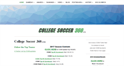 Desktop Screenshot of collegesoccer360.com