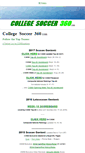 Mobile Screenshot of collegesoccer360.com